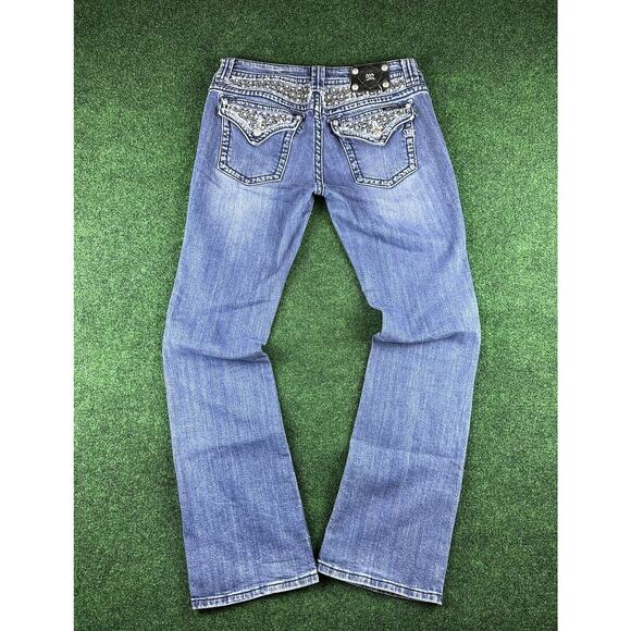 Y2K Miss Me Boot Studded Jeans - Picture 1 of 8